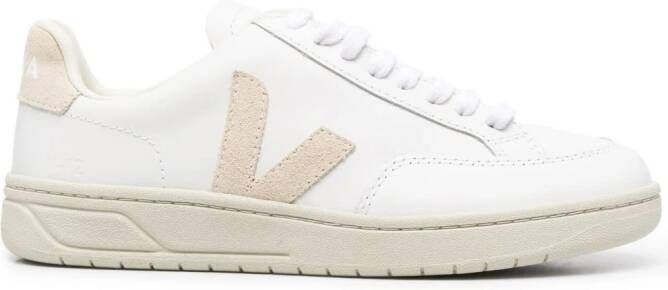 VEJA V-12 leren sneakers Wit