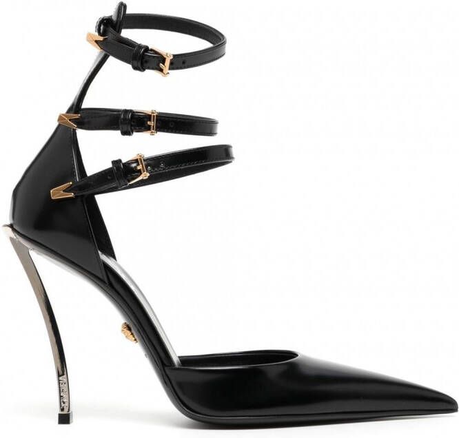 Versace Sandalen met puntige neus Zwart