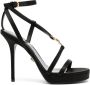 Versace Medusa stiletto sandalen Zwart - Thumbnail 1