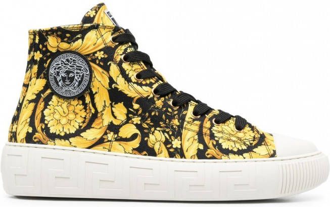 black versace high top sneakers