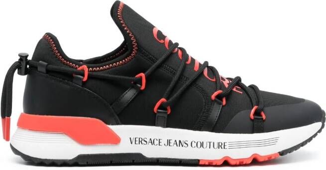 Versace Jeans Couture Dynamic low-top sneakers Zwart