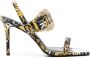 Versace Jeans Couture Sandalen met barokprint Zwart - Thumbnail 1