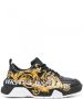 Versace Jeans Couture Sneakers met logoprint Zwart - Thumbnail 1