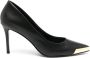 Versace Jeans Couture Leren pumps Zwart - Thumbnail 1