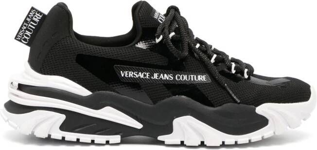 Versace Jeans Couture Sneakers met vlakken Zwart