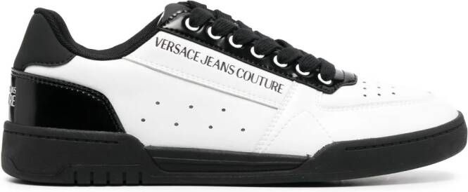 Versace Jeans Couture Tweekleurige sneakers Zwart