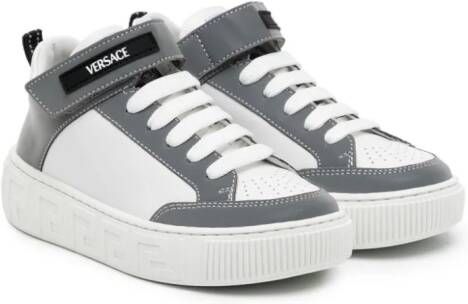 Versace Kids High-top sneakers Wit