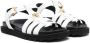 Versace Kids La Medusa sandalen met bandjes Wit - Thumbnail 1