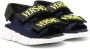 Versace Kids Sandalen met klittenband Blauw - Thumbnail 1