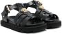 Versace Kids Sandalen met Medusa plakkaat Zwart - Thumbnail 1