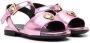 Versace Kids Sandalen met Medusa-plakkaat Roze - Thumbnail 1