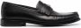 Versace La Medusa leren loafers Zwart - Thumbnail 1