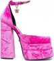 Versace Medusa Aevitas pumps met plateauzool Roze - Thumbnail 1