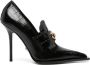 Versace Alia 115mm leren pumps Zwart - Thumbnail 1