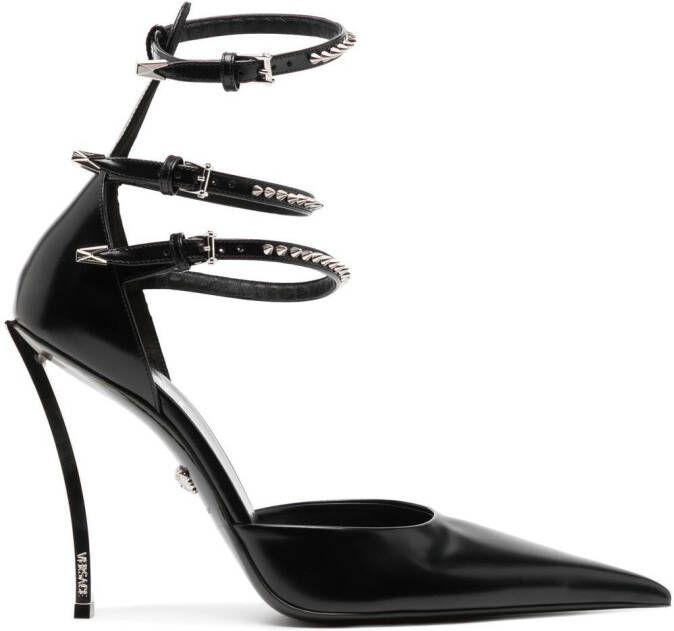 Versace Pumps met gesp Zwart