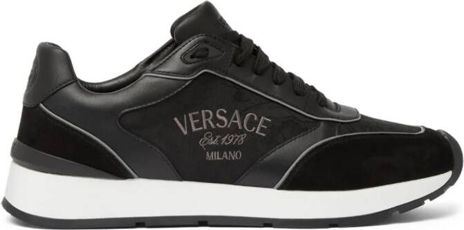 Versace Sneakers met vlakken Zwart