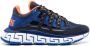 Versace Trigreca low-top sneakers Blauw - Thumbnail 1