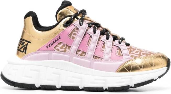 Versace Trigreca low-top sneakers Roze