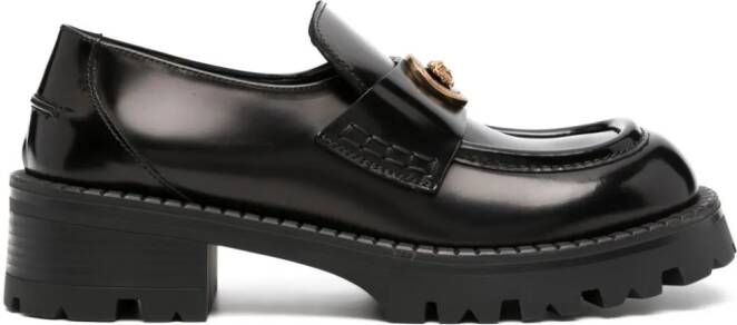 Versace Alia 50mm lakleren loafers Zwart