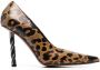 VETEMENTS Pumps met luipaardprint Bruin - Thumbnail 1