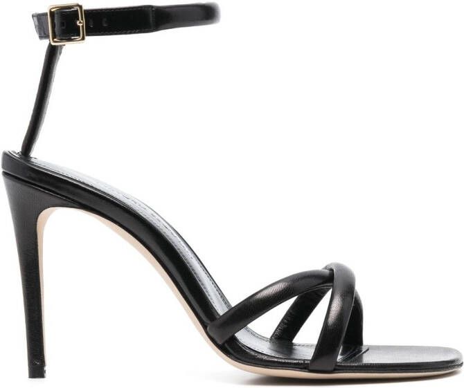 Victoria Beckham Leren sandalen Zwart