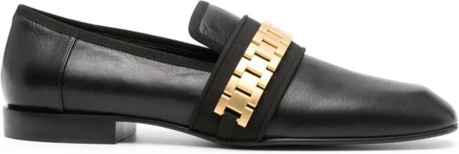 Victoria Beckham Mila leren loafers Zwart