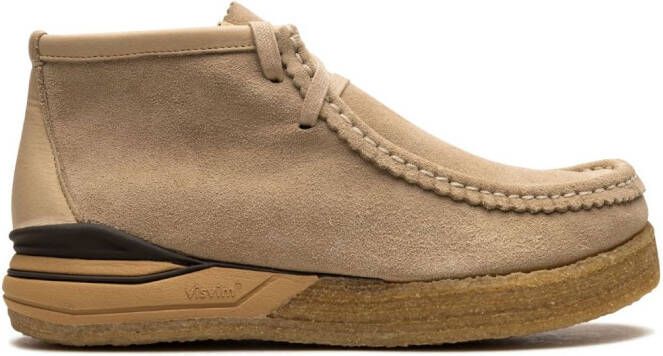 visvim Beuys Trekker leren laarzen Beige