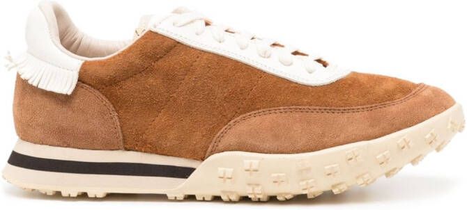 Visvim Suède sneakers Bruin