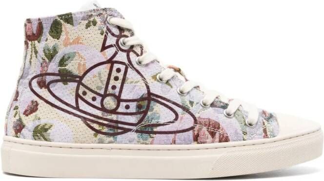 Vivienne Westwood High-top sneakers Paars