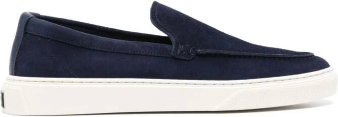 Woolrich Suède loafers Blauw