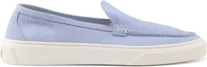 Woolrich Suède loafers Blauw