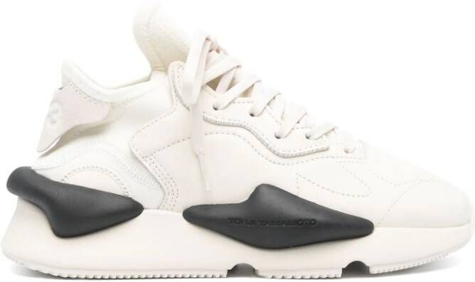 Y-3 Kaiwa tweekleurige sneakers Beige