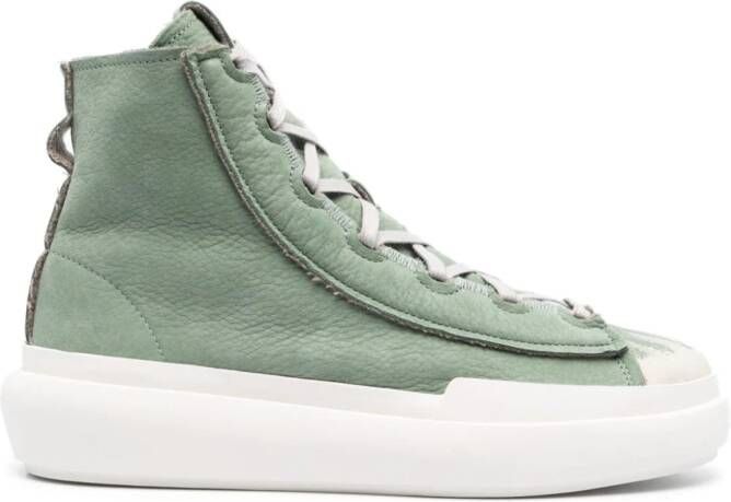 Y-3 Nizza High leren sneakers Groen