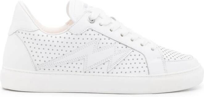 Zadig&Voltaire Flash leren sneakers Wit