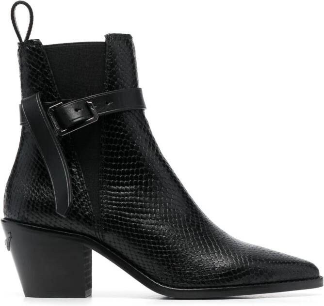 Zadig&Voltaire Tyler cowboylaarzen Zwart