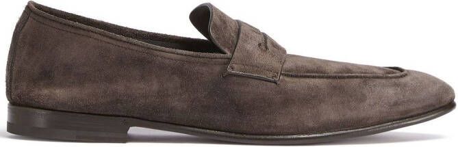 Zegna L'Asola suède loafers Bruin