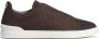 Zegna Triple Stitch Pelletessuta sneakers Bruin - Thumbnail 1