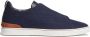 Zegna Triple Stitch low-top sneakers Blauw - Thumbnail 1