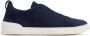 Zegna Triple Stitch suède sneakers Blauw - Thumbnail 1