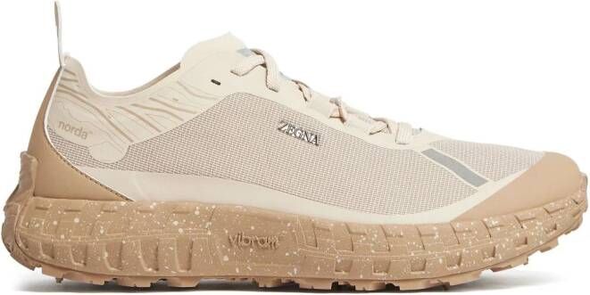 Zegna x norda low-top running sneakers Beige