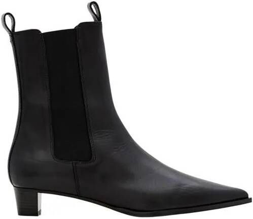 Aeydē Boots & laarzen Kiki Leather Pointed Toe Boots in zwart