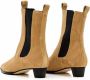 Aeydē Boots Kiki Leather Pointed Toe Boots in beige - Thumbnail 1