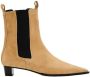 Aeydē Boots Kiki Leather Pointed Toe Boots in beige - Thumbnail 1