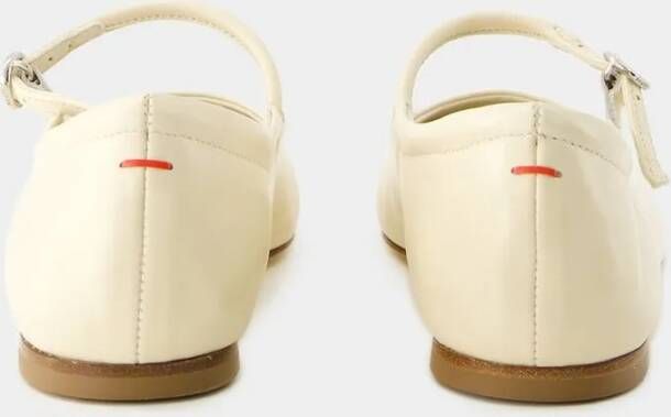 Aeydē Uma Ballerinas Leather Beige in beige