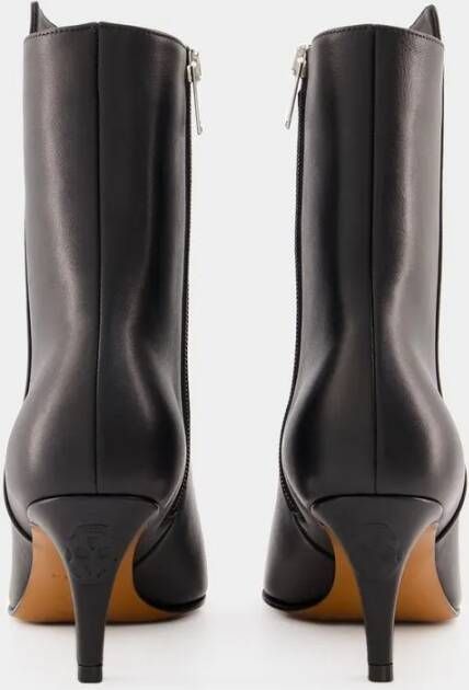 alexander mcqueen Boots Australian Ankle Boots Leather Black in zwart