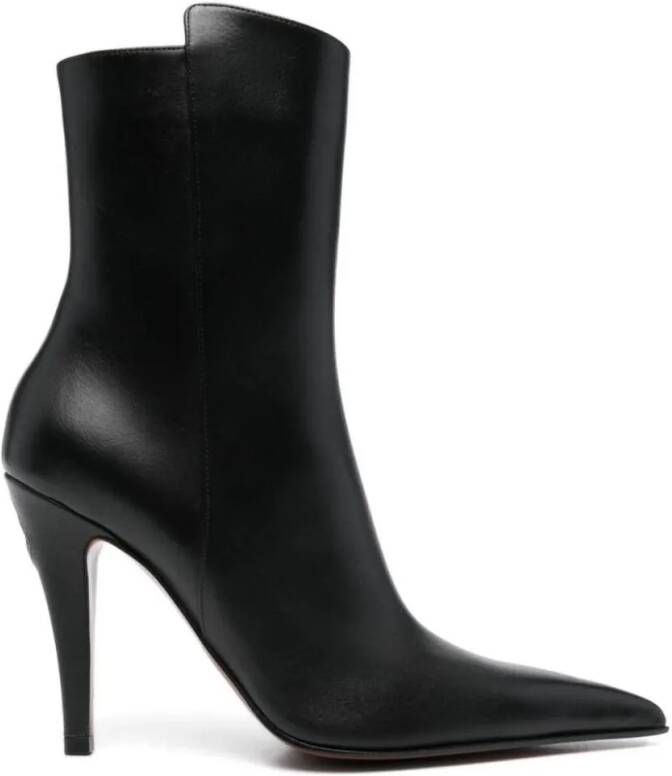 Alexander mcqueen Boots & laarzen 100Mm Birdee Ankle Boots Black in zwart