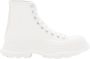 Alexander mcqueen Low-Top Sneakers 45MM TREAD SLICK LACE-UP SNEAKERS in wit - Thumbnail 1