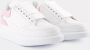 Alexander mcqueen Low-Top Sneakers Oversized Hybrid Sneakers Leather White Pink in wit - Thumbnail 2