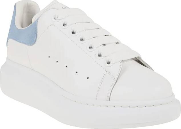 Alexander mcqueen Low-Top Sneakers Oversized Leather Sneakers in wit