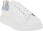 Alexander mcqueen Low-Top Sneakers Oversized Leather Sneakers in wit - Thumbnail 1